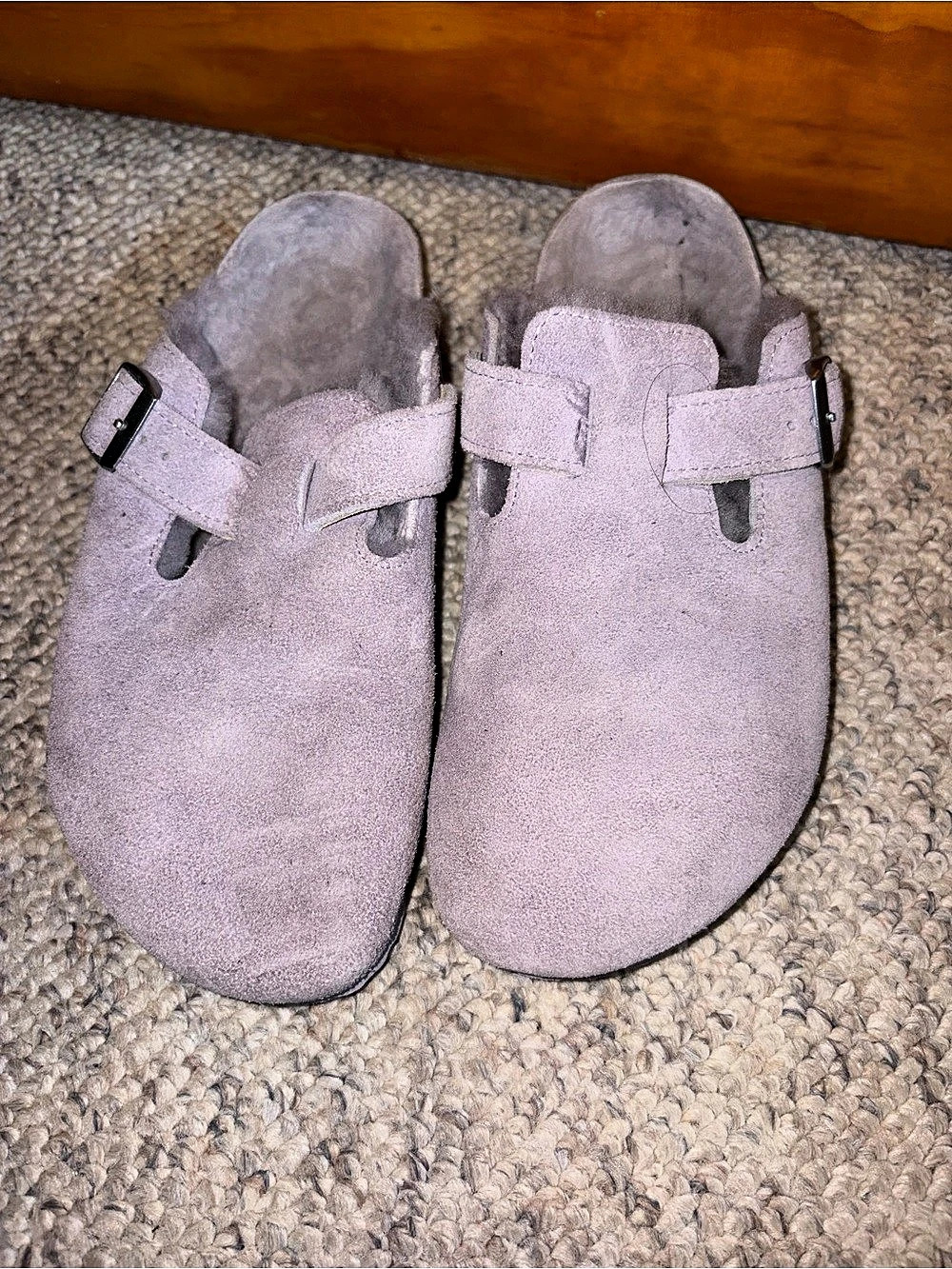 Birkenstock Boston Shearling Clog Purple EU 38